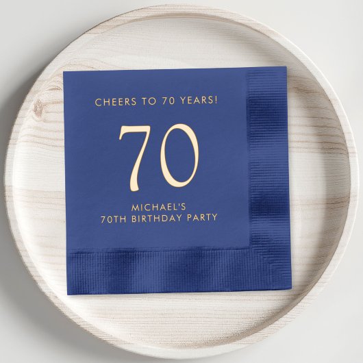 Elégant Hommes 70e fête d'anniversaire