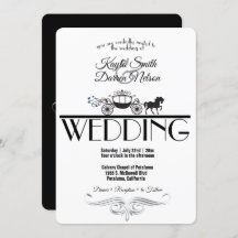 Elegant Horse and Buggy Wedding