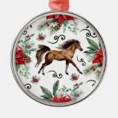 Elegant Horse Christmas Ornament Keepsake (Voorkant)