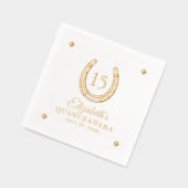 Élégant Horseshoe fête d'anniversaire Real Gold (Gauche)