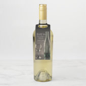 Elegant Hostess Gift Wine Fles Hanger (Op fles)