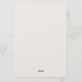 Elegant Housewarming Invitation - Hand Drawn House Kaart (Achterkant)