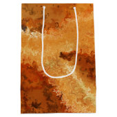 Elegant Houtnerf-Faux Bois Medium Cadeauzakje (Achterkant)