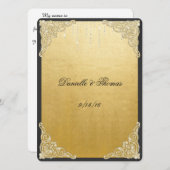 Elégant, Huile d'or, Parties scintillant, Conseil (Devant / Derrière)