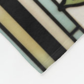 Elegant hummingbird artwork botanical boho chic fleece deken (Hoek)