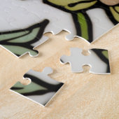 Elegant hummingbird artwork botanical boho chic legpuzzel (Zijkant)