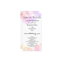 Elegant huwelijksprogramma.