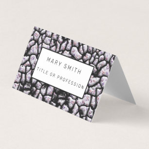 Elegant Hybrid Floral-Animal Visitekaartjes