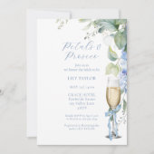 Elegant Hydrangea Bridal Shower Invitation (Devant)