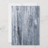 Elegant Hydrangea Floral Birthday Party Kaart (Achterkant)