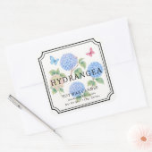 Élégant Hydrangea Soy Cax Étiquette d'affaires (Enveloppe)