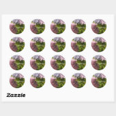 Elegant Hydrangeas Ronde Sticker (Vel)
