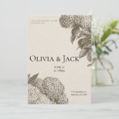 Elegant “I Do” Wedding Invitation – Customizable  (Debout devant)