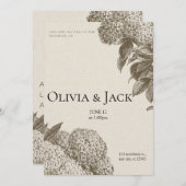 Elegant “I Do” Wedding Invitation – Customizable  (Devant / Derrière)