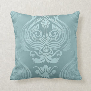 Elegant Ice Damask Print look Sierkussen
