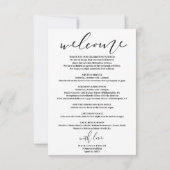 Elegant Icon Bruiloft Uitnodiging Routebeschrijvin (Achterkant)