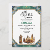 Elegant Iftar etentje Ramadan 2025 Kaart (Voorkant)