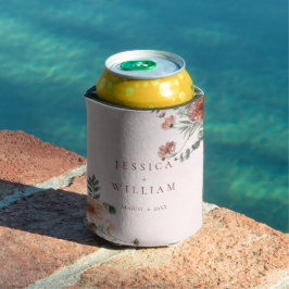 Elegant in de herfst Roze Tonen bruiloft Blikjeskoeler