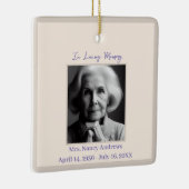 Elegant in liefdevolle herinnering begrafenismonum keramisch ornament (Rechts)