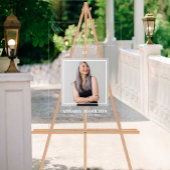 Elegant in liefdevolle herinnering herdenkingsbord acryl bord