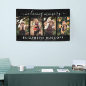 Elegant in Loating Memory Memorial 4 Fotocollage Spandoek (Beurs)