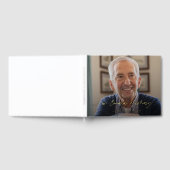 Elegant In Loving Memory Script Photo Funeral  Gastenboek (Volledig)