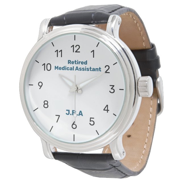 Elegant in ruste Medische assistent Horloge Initia (Gekanteld)