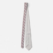 Elegant Indian Paisley Gray Cherry Red | STROPDAS (Achterkant)