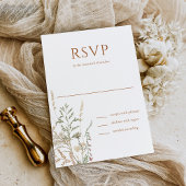 Elegant Initiaal Script Monogram Black Weddenschap RSVP Kaartje