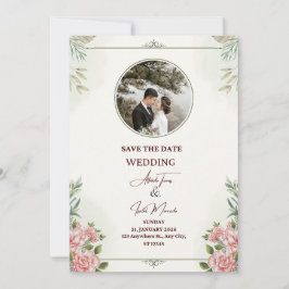 Elegant inspirational wedding card feestdagenkaart