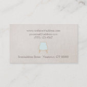 Elegant interieur Visitekaartje (Achterkant)