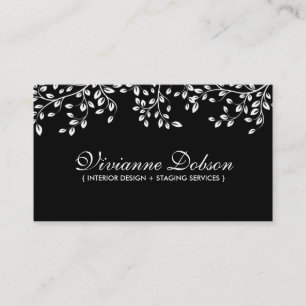 Elegant Interior Designer Visitekaartjes