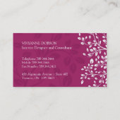 Elegant Interior Designer Visitekaartjes (Achterkant)