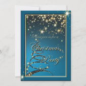 Élégant Invitation de la fête magique de Noël (Devant)