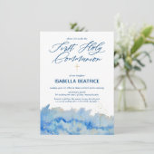 Élégant Invitation de la première sainte communion (Debout devant)