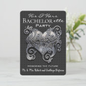 Élégant Invitation du Bachelorette (Debout devant)