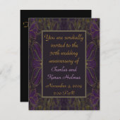 Elegant Invitation Kaart (Voorkant / Achterkant)