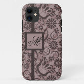 Élégant iPhone 5 Coque avec Monogramme (Dos)