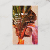 ELEGANT IRIS-monogram Visitekaartje (Voorkant)