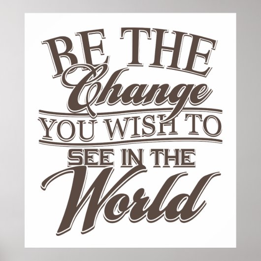 Elegant is de verandering poster (Voorkant)