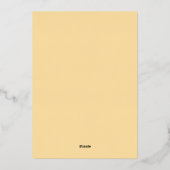 Elegant Islamic Wedding Invitation (Verso)