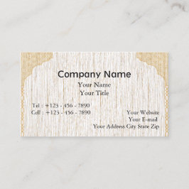 Elegant islamitisch geïnspireerd Visitekaartje