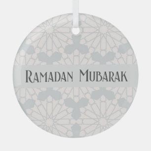 Elegant islamitisch kunstontwerp glas ornament