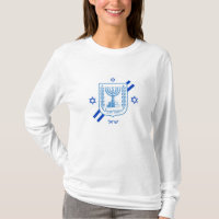 Elegant Israel mode T-Shirt & Israëlische vlag