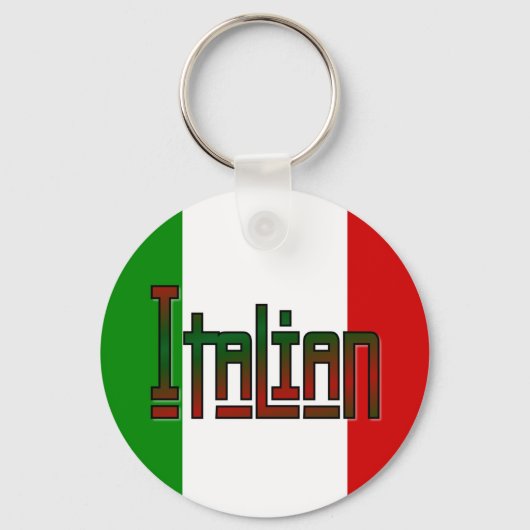 Elegant italiaans sleutelhanger (Voorkant)