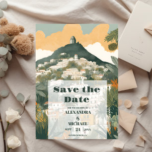Elegant Italië Capri Bestemming Bruiloft Save The Date