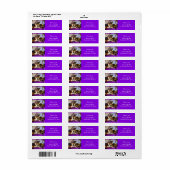 Elegant Italy Greyhound Return Address Labels (Full Sheet)