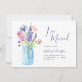 Elegant Ive Moved Waterverf Floral Moving Aankondiging (Voorkant)