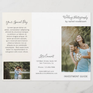 Elegant ivoorfotografie Zakelijke brochure