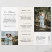 Elegant ivoorfotografie Zakelijke brochure (Achterkant)